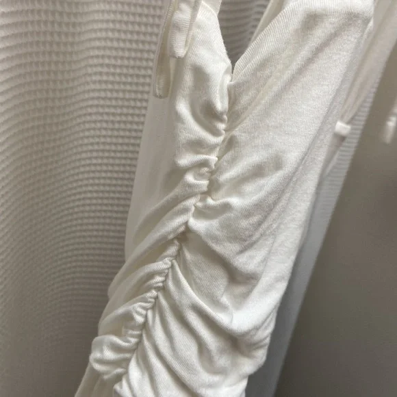 SHEIN women’s Greek goddess white stretchy tie dress. Size small/US 4. - Picture 9 of 13
